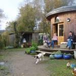 Janie & Steve chilling on the deck