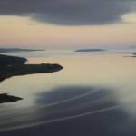 Ripples in the Kyles at sunset