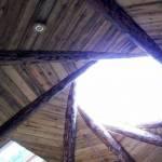 Reciprocal frame roof - Roundhouse (internal view)