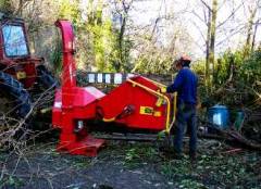 A chipper shreader makes short work of any woody material